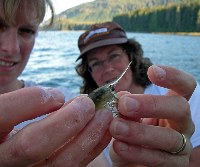 Jennifer Mondragon and Susan Walker of the National Marine Fisheries Service