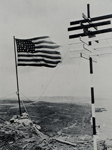 Hydrographic survey signal on Mt. Suribachi, Iwo Jima Hydrographic survey signal on Mt. Suribachi, Iwo Jima