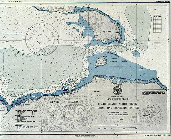 One of the 64,000 copies of maps and charts