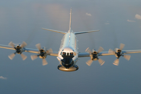 P-3 airplane, considered a workhorse of NOAA fleet