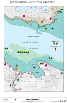 Lake Huron ESI atlas prepared in 1994 Lake Huron ESI atlas prepared in 1994
