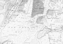 This early chart depicts the waters around New York Harbor. This early chart depicts the waters around New York Harbor.