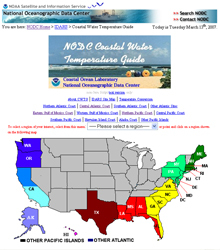 NODC Coastal Water Temperature Guide NODC Coastal Water Temperature Guide
