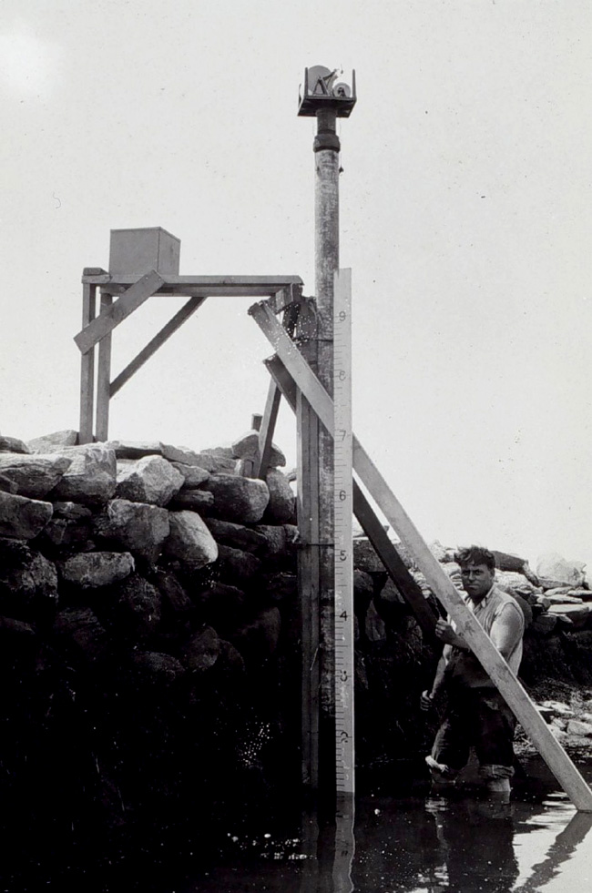 Portable tide gauge