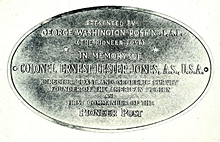 plaque commemorate E. Lester Jones’ founding of the American Legion plaque commemorate E. Lester Jones’ founding of the American Legion