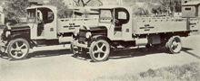 A truck used to transport Bilby Towers in 1929 A truck used to transport Bilby Towers in 1929