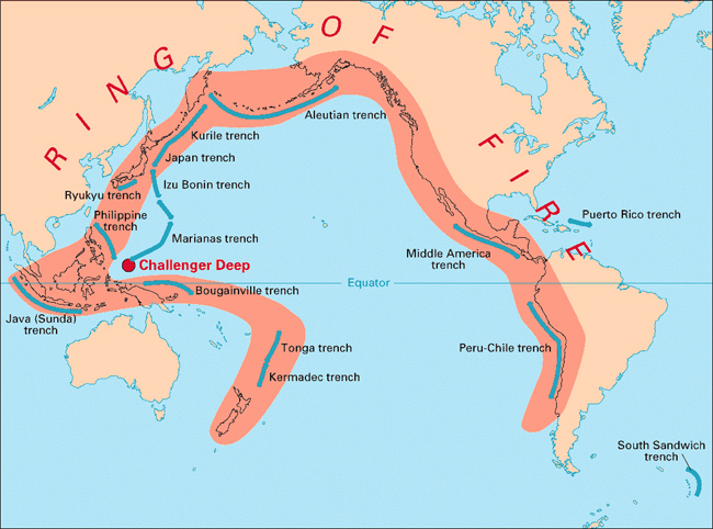 Ring of Fire Map