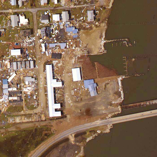 View of Grand Isle, Louisiana