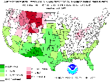 map of precipitation rankings map of precipitation rankings