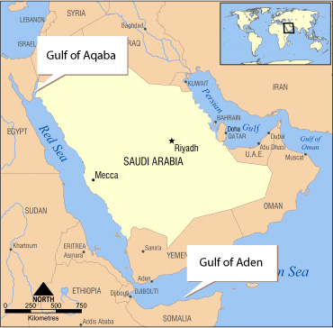 Saudi Arabia Map