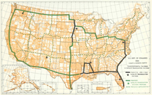 The status of completed (solid black lines) and planned (solid and dotted green lines) surveys for the TCT as of January 1, 1967. The status of completed (solid black lines) and planned (solid and dotted green lines) surveys for the TCT as of January 1, 1967.