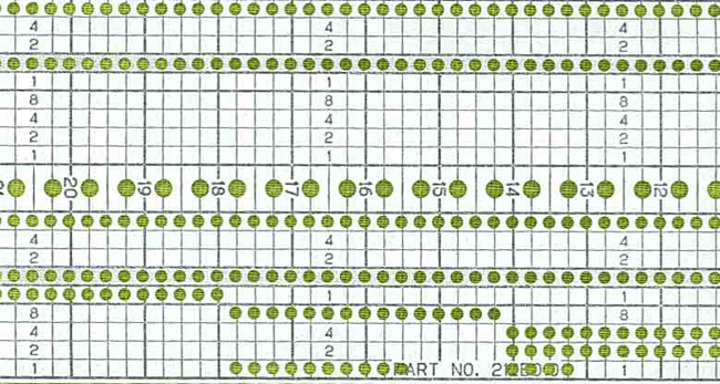 The analog-to-digital (ADR) punched paper