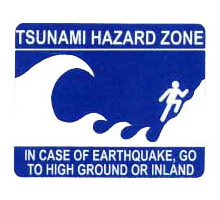 Official Tsunami Sign Official Tsunami Sign