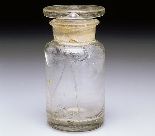 clear bottle