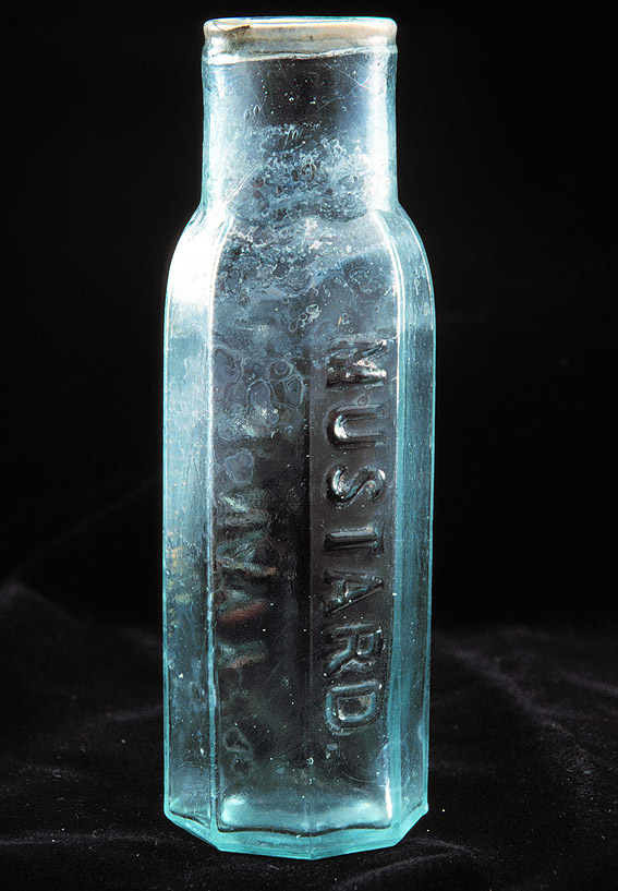 mustard condiment bottle