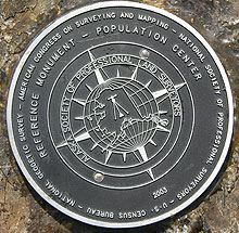 2000 Center of Population of the State of Alaska commemorative disk 2000 Center of Population of the State of Alaska commemorative disk