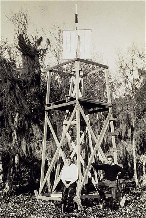 Dimensional lumber tower