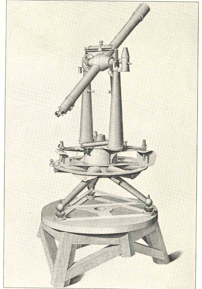 Sketch of Ferdinand Hassler's Great Theodolite