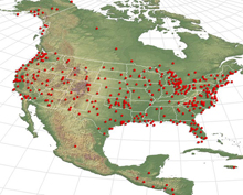 Map of the Continuously Operating Reference Stations system Map of the Continuously Operating Reference Stations system