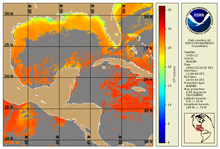 sea surface temperatures map sea surface temperatures map