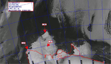 In March, 2003, the NIC confirmed an iceberg broke off from the Shackleton Ice Shelf. In March, 2003, the NIC confirmed an iceberg broke off from the Shackleton Ice Shelf.