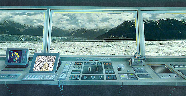 Electronic Charts aboard a vessel