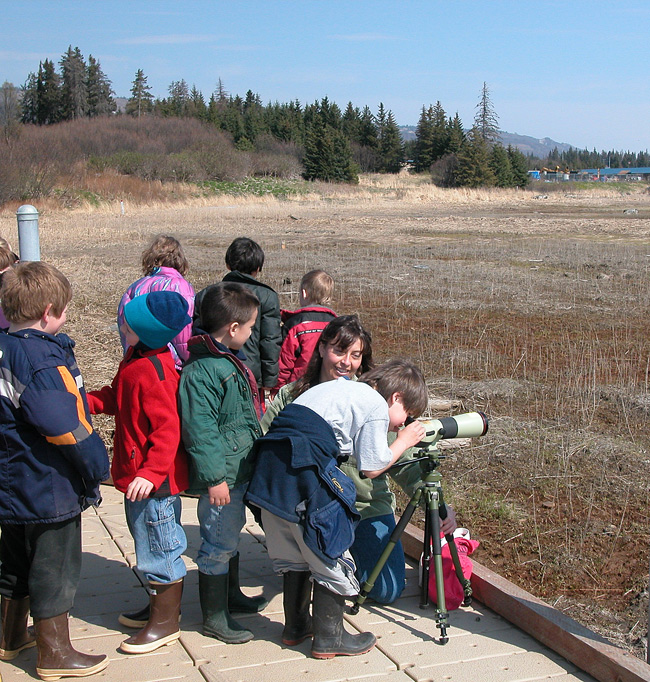 Kachemak Bay NERR student field trip