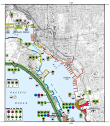 ESI map of San Diego Bay and vicinity ESI map of San Diego Bay and vicinity