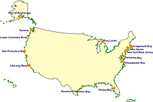 Map of National Water Level Program Stations Map of National Water Level Program Stations