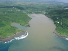 Sediment plume Sediment plume