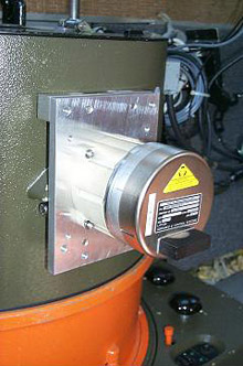 an IMU mounted on an airborne mapping camera