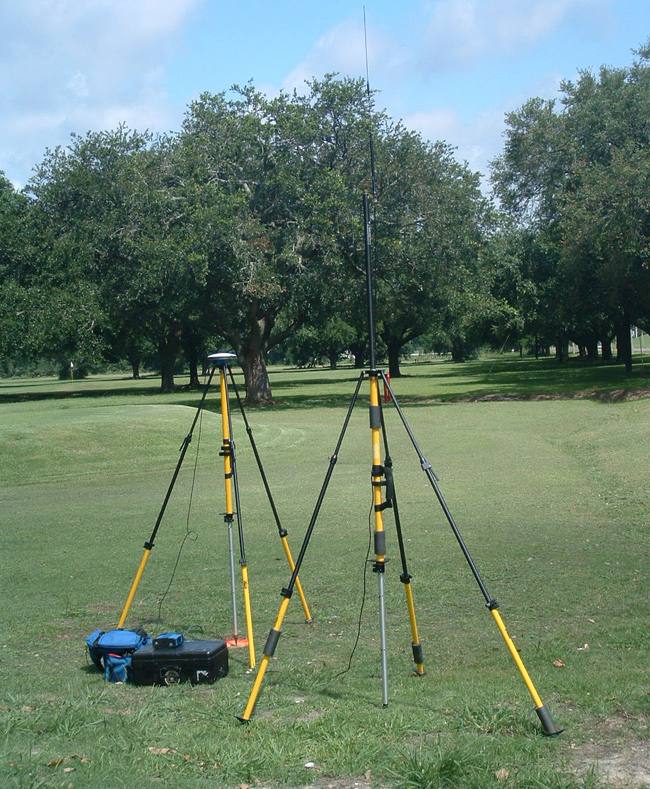 GPS satellites beam signals in real time to GPS receivers, like the one shown here, revealing their coordinates